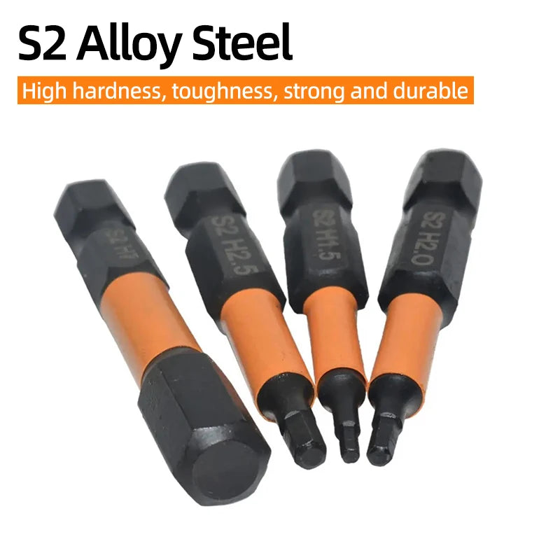 Magnetic Hex Head Allen Wrench Bit Set - Smarsty