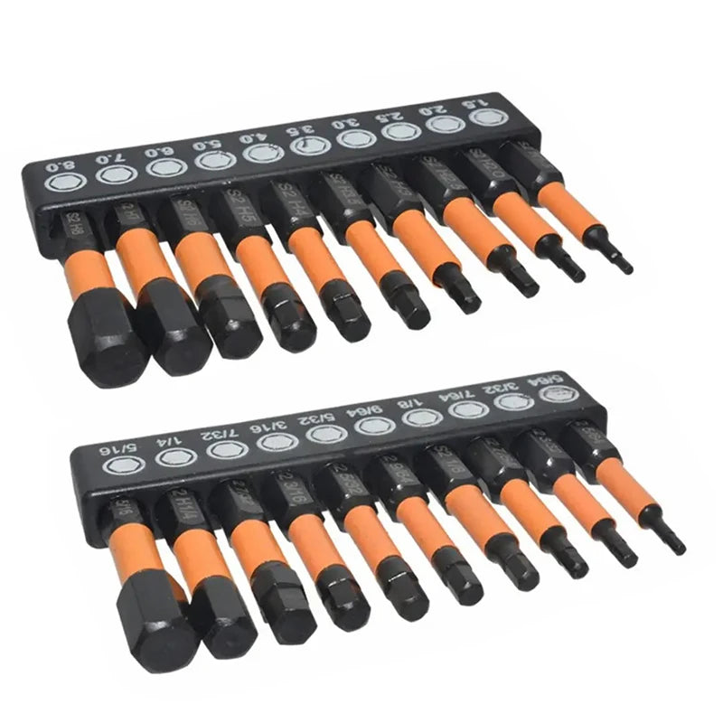 Magnetic Hex Head Allen Wrench Bit Set - Smarsty