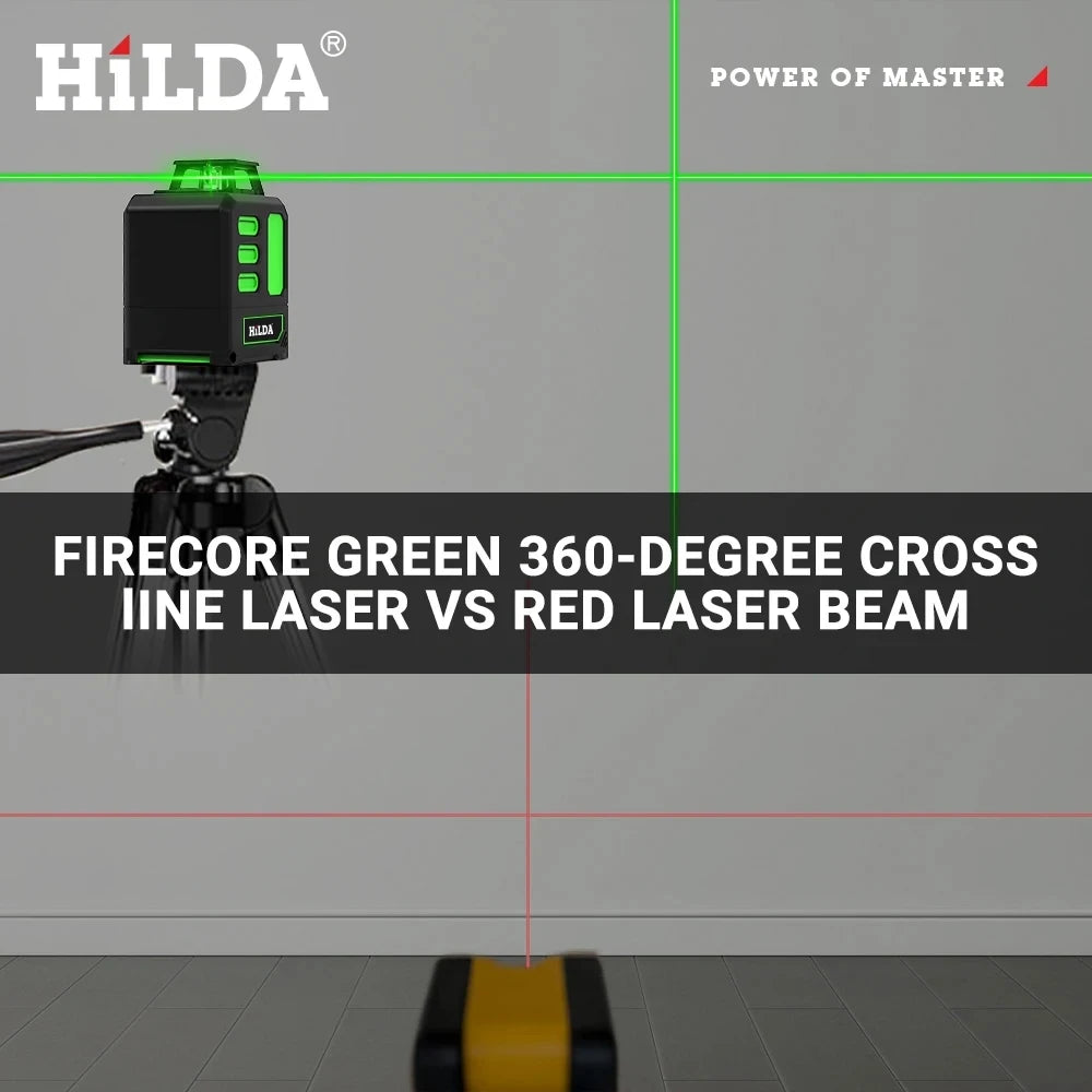 HILDA Green Laser Level Tool for Precision Alignment - Smarsty