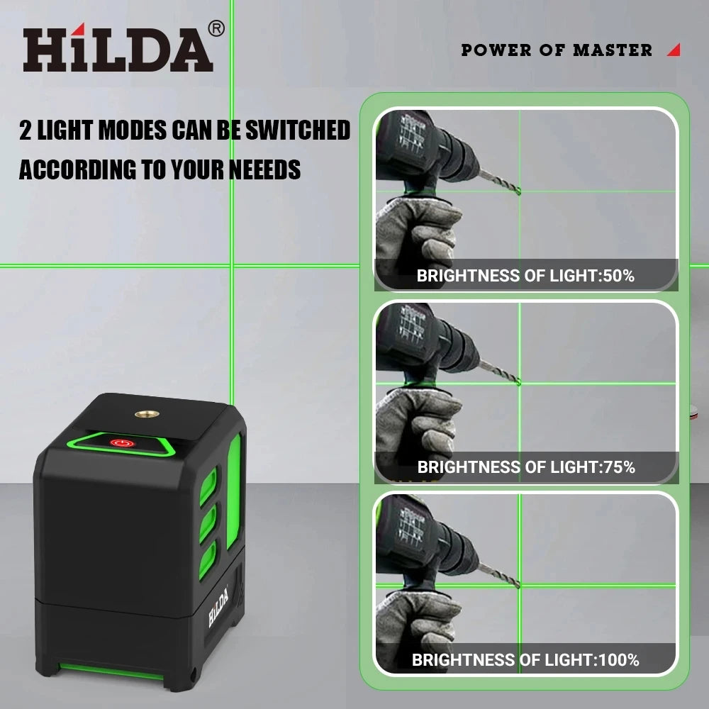 HILDA Green Laser Level Tool for Precision Alignment - Smarsty