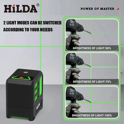 HILDA Green Laser Level Tool for Precision Alignment - Smarsty