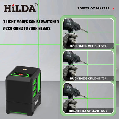 HILDA Green Laser Level Tool for Precision Alignment - Smarsty