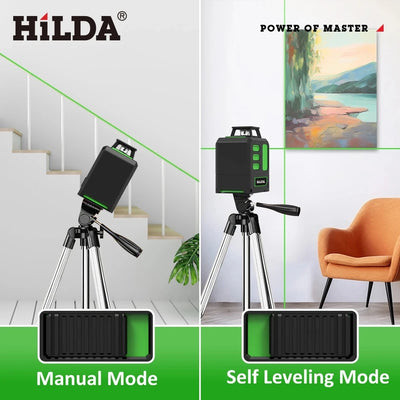 HILDA Green Laser Level Tool for Precision Alignment - Smarsty
