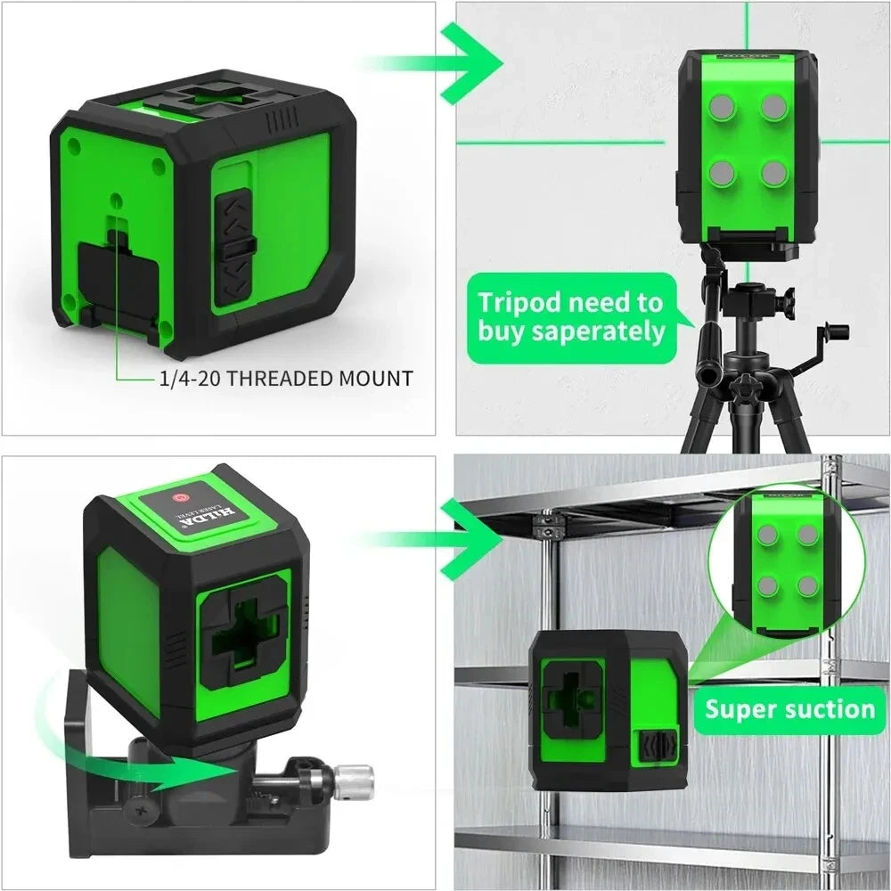 HILDA Green Laser Level Tool for Precision Alignment - Smarsty