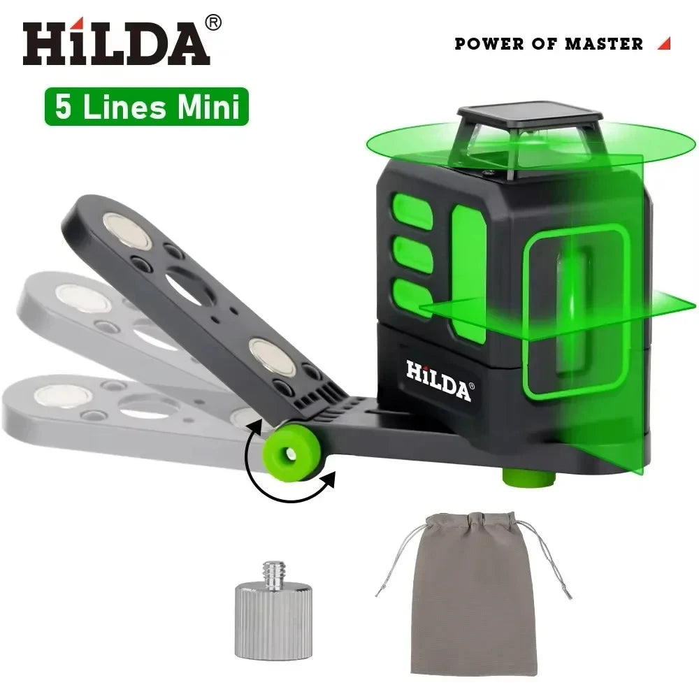 HILDA Green Laser Level 360 Automatic Precision Tool - Smarsty