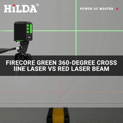 HILDA Green Laser Level 360 Automatic Precision Tool - Smarsty