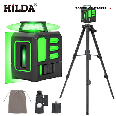HILDA Green Laser Level 360 Automatic Precision Tool - Smarsty