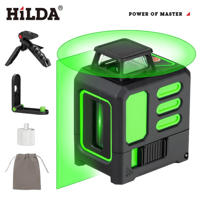 HILDA Green Laser Level 360 Automatic Precision Tool - Smarsty
