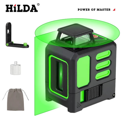 HILDA Green Laser Level 360 Automatic Precision Tool - Smarsty