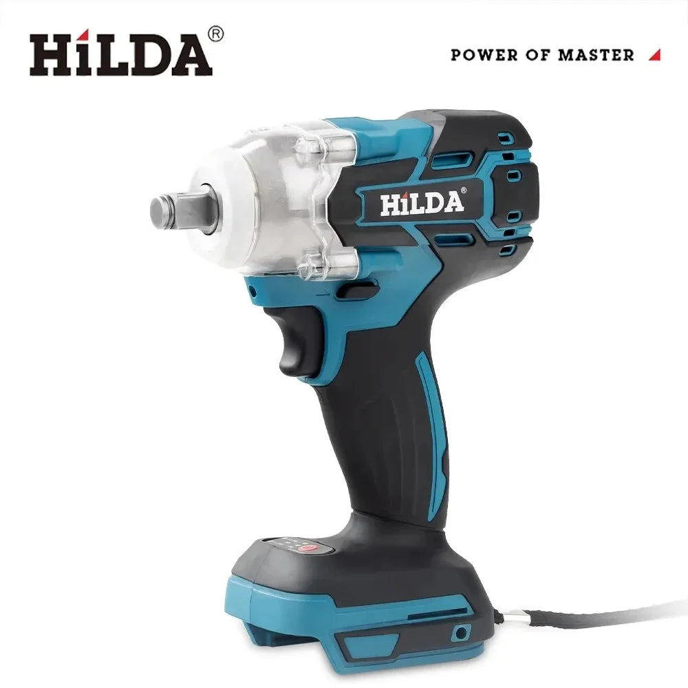 HILDA 18V Rechargeable Electric Impact Wrench for Car Maintenance - Smarsty