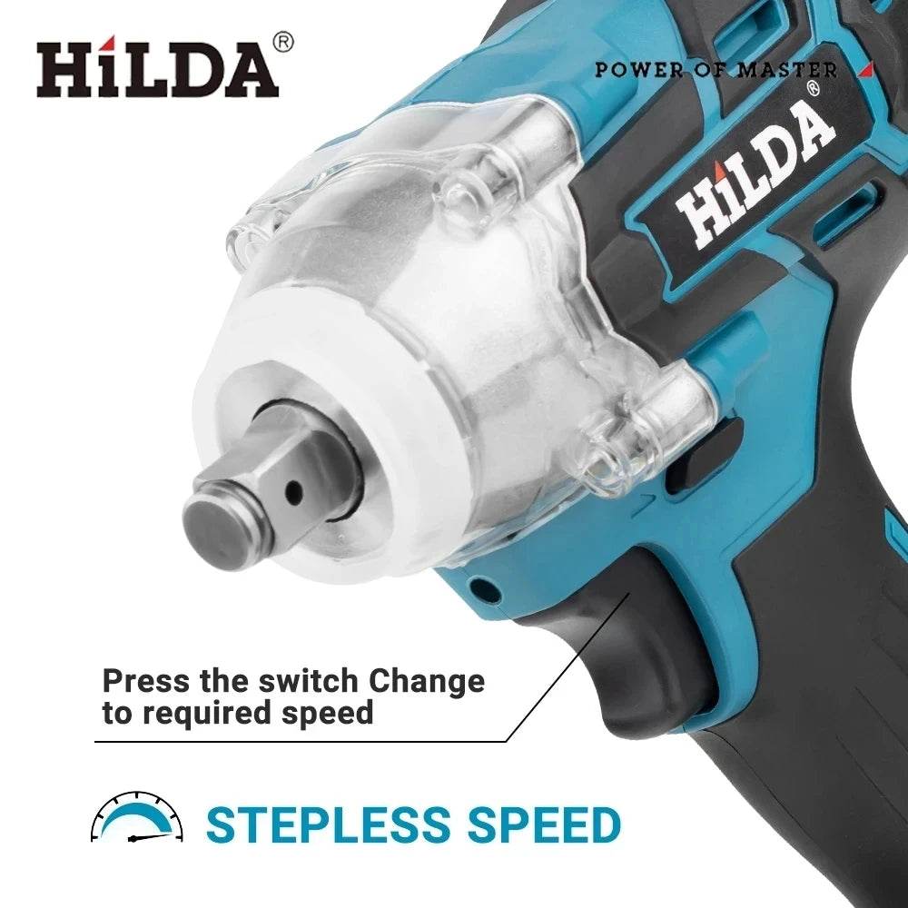 HILDA Cordless Electric Wrench for Car Repair - Smarsty