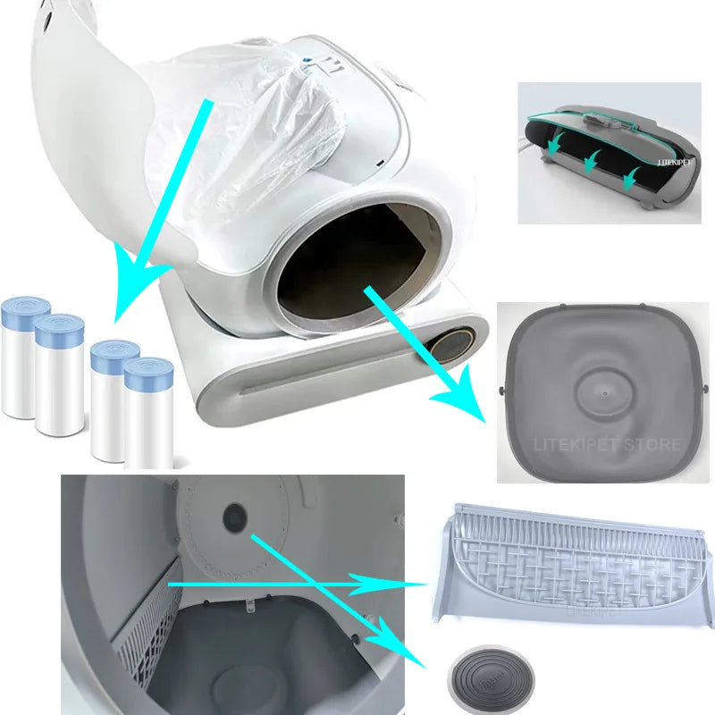 Tonepie Cat Litter Box Ventilation Screen Filter - Smarsty