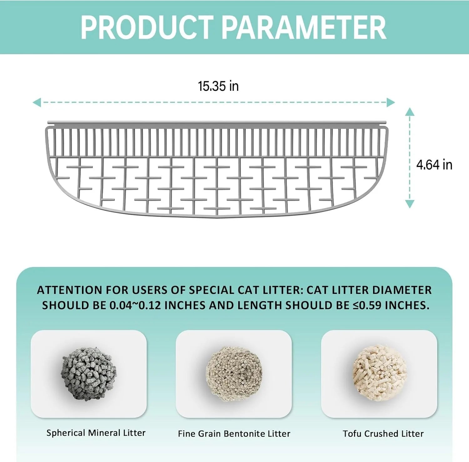 Tonepie Cat Litter Box Ventilation Screen Filter - Smarsty