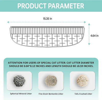 Tonepie Cat Litter Box Ventilation Screen Filter - Smarsty