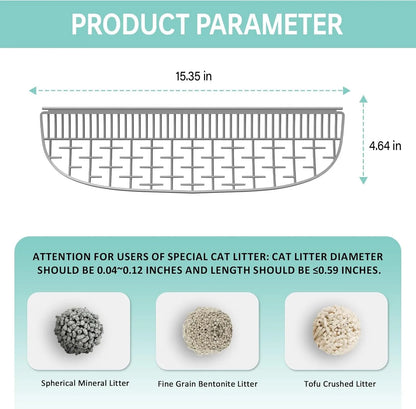 Tonepie Cat Litter Box Ventilation Screen Filter - Smarsty