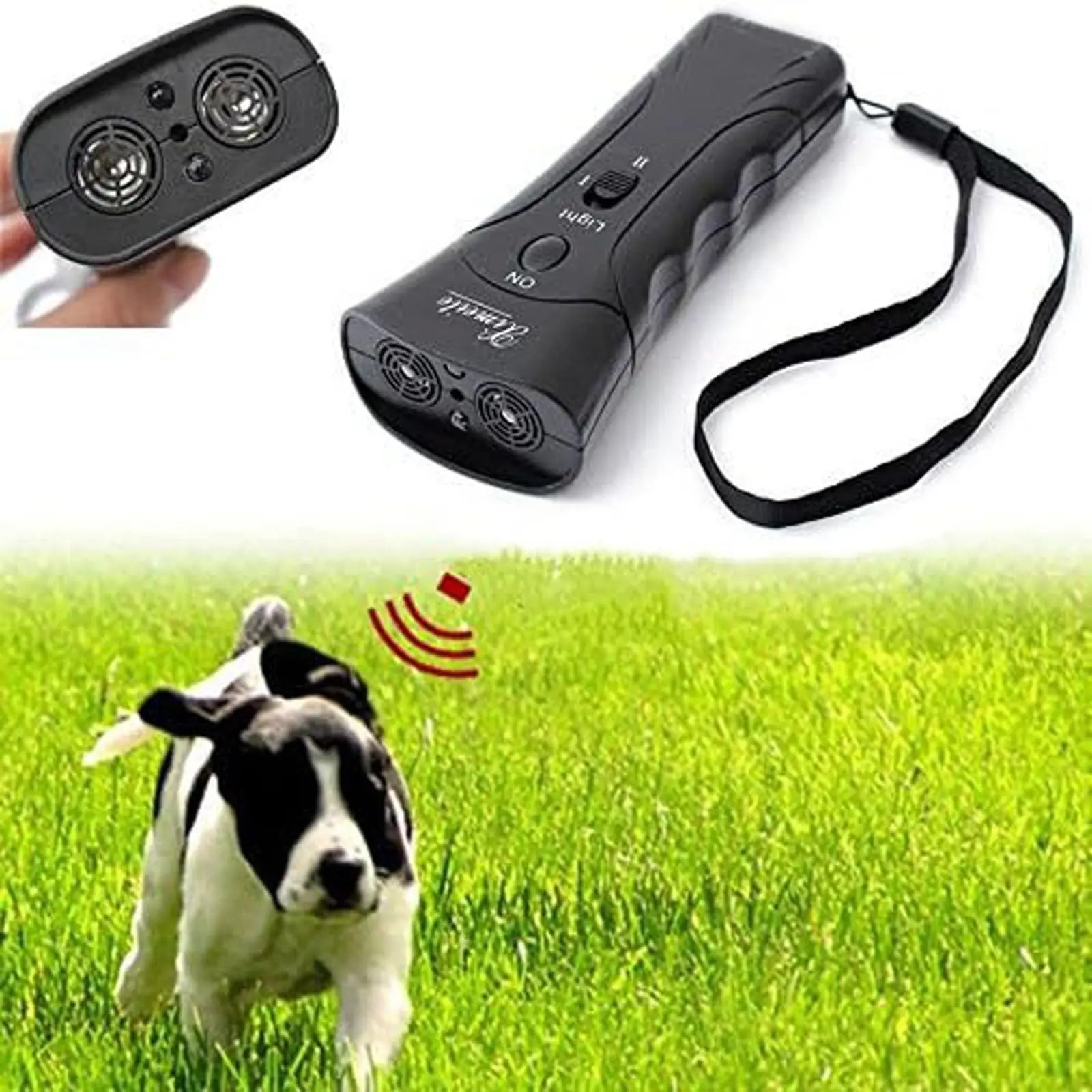 Ultrasonic Dog Bark Control Training Device with LED - Smarsty