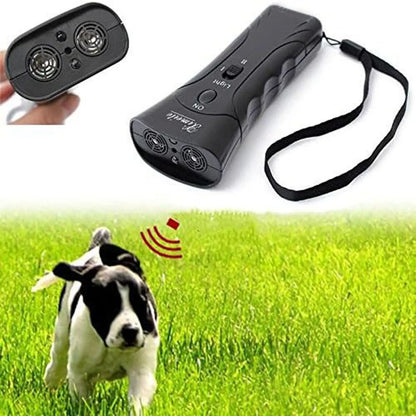 Ultrasonic Dog Bark Control Training Device with LED - Smarsty