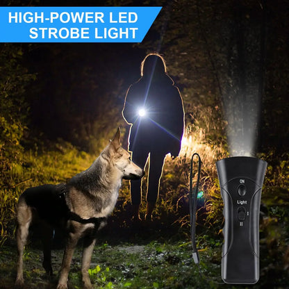 Ultrasonic Dog Bark Control Training Device with LED - Smarsty