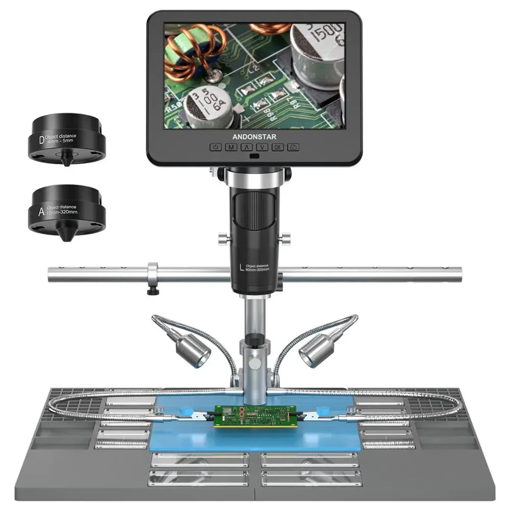 Andonstar 2025 Trinocular 2000X UHD Digital Microscope - Smarsty
