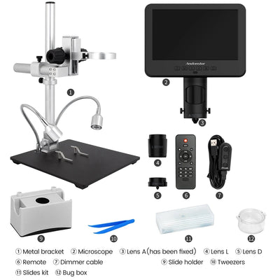 Andonstar 2025 Trinocular 2000X UHD Digital Microscope - Smarsty