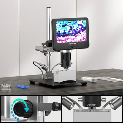 Andonstar 2025 Trinocular 2000X UHD Digital Microscope - Smarsty