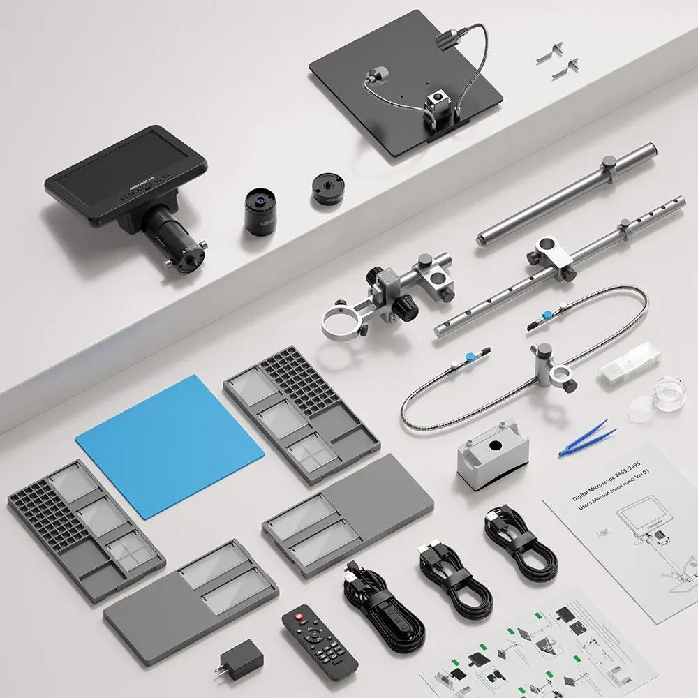 Andonstar 2025 Trinocular 2000X UHD Digital Microscope - Smarsty