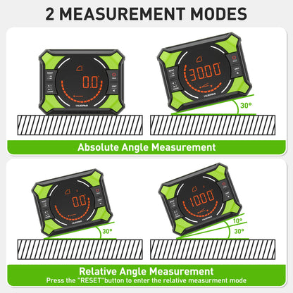 Huepar Digital Laser Angle Gauge with LCD Display - Smarsty
