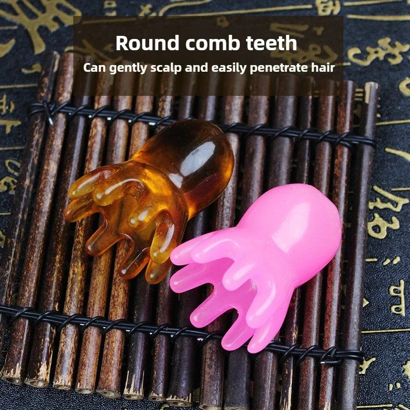 Resin Octopus Scalp Massage Comb for Relaxation - Smarsty