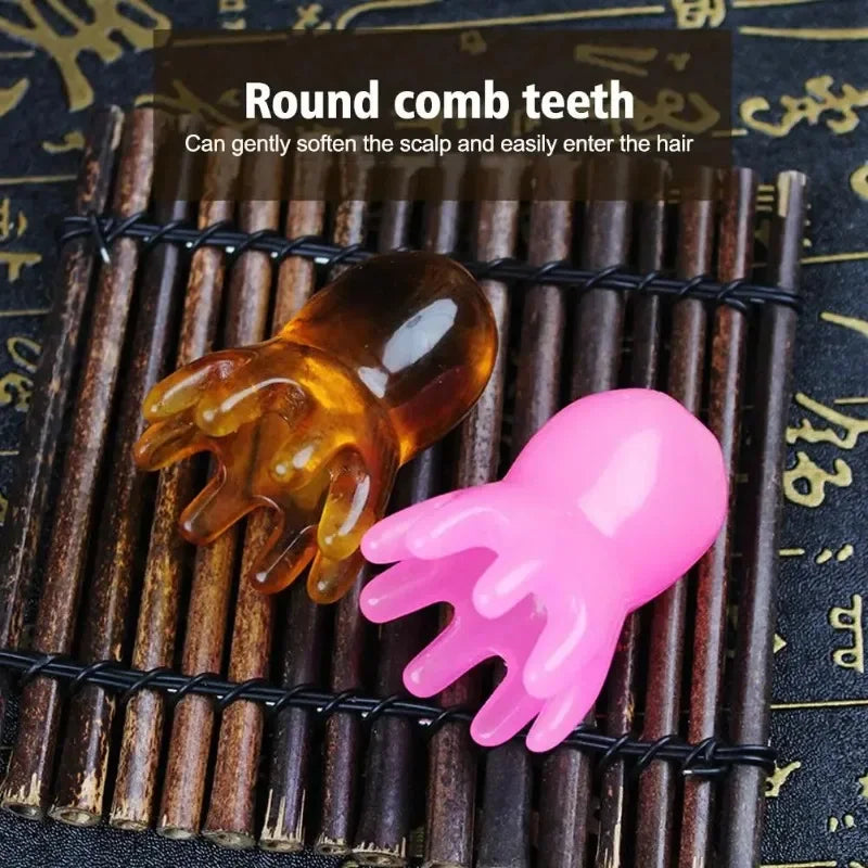 Resin Octopus Scalp Massage Comb for Relaxation - Smarsty