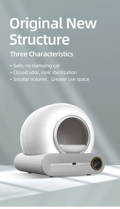 Smart Self Cleaning Cat Litter Box with Enclosed Design - Smarsty