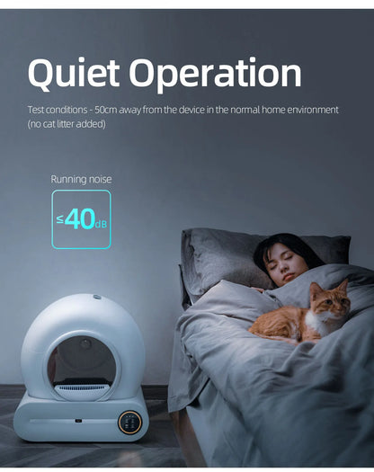 Smart Self Cleaning Cat Litter Box with Enclosed Design - Smarsty