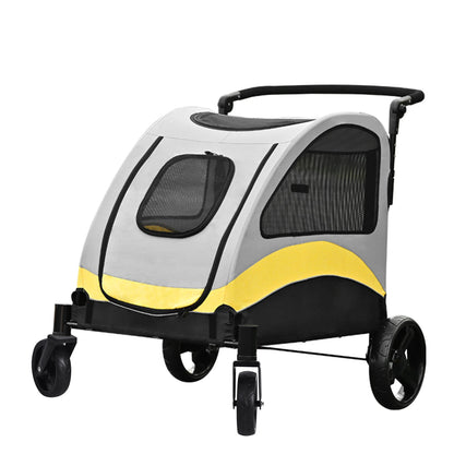 Portable Dog Stroller for Large Dogs with Breathable Carrier - Smarsty