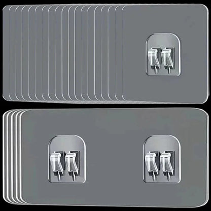 Waterproof Adhesive Hooks for Easy Wall Storage - Smarsty