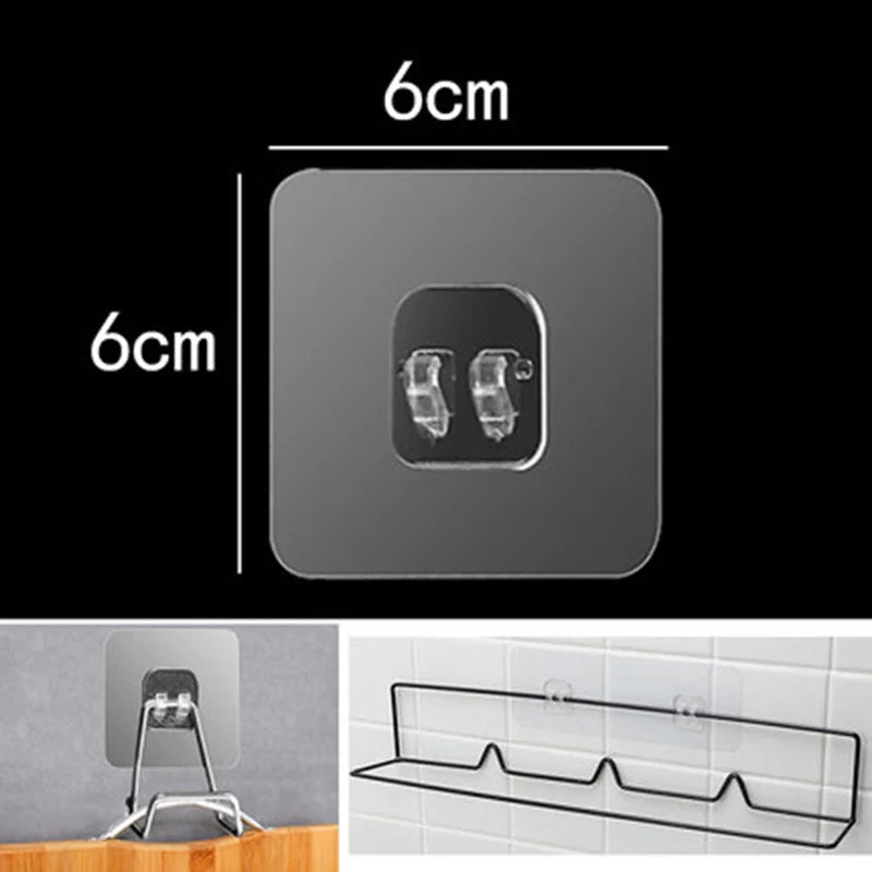 Waterproof Adhesive Hooks for Easy Wall Storage - Smarsty