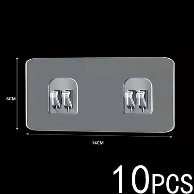 Waterproof Adhesive Hooks for Easy Wall Storage - Smarsty