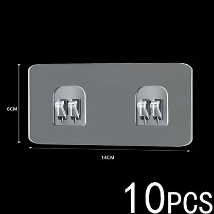 Waterproof Adhesive Hooks for Easy Wall Storage - Smarsty
