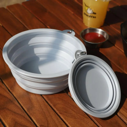 Collapsible Silicone Dog Bowls for Travel and Camping - Smarsty
