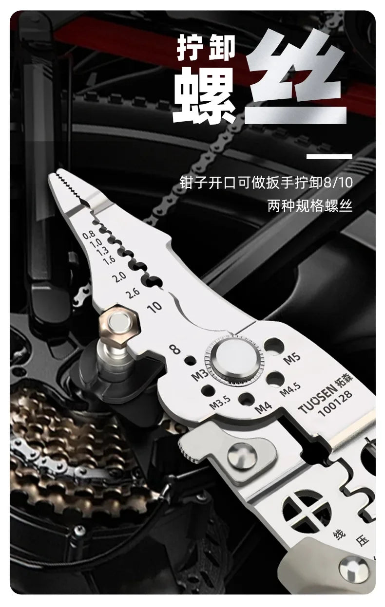 Adjustable Automatic Wire Stripper and Crimper Tool - Smarsty
