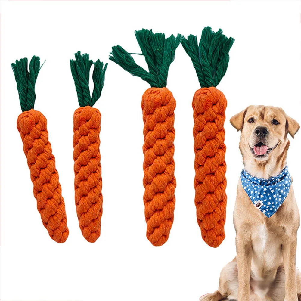 Durable Cotton Rope Dog Chew Toy for Teeth Cleaning - Smarsty