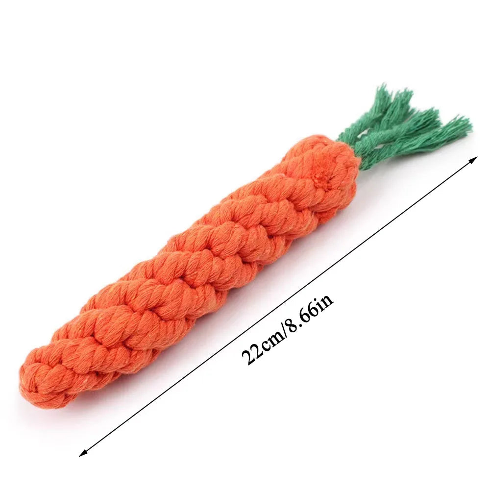 Durable Cotton Rope Dog Chew Toy for Teeth Cleaning - Smarsty