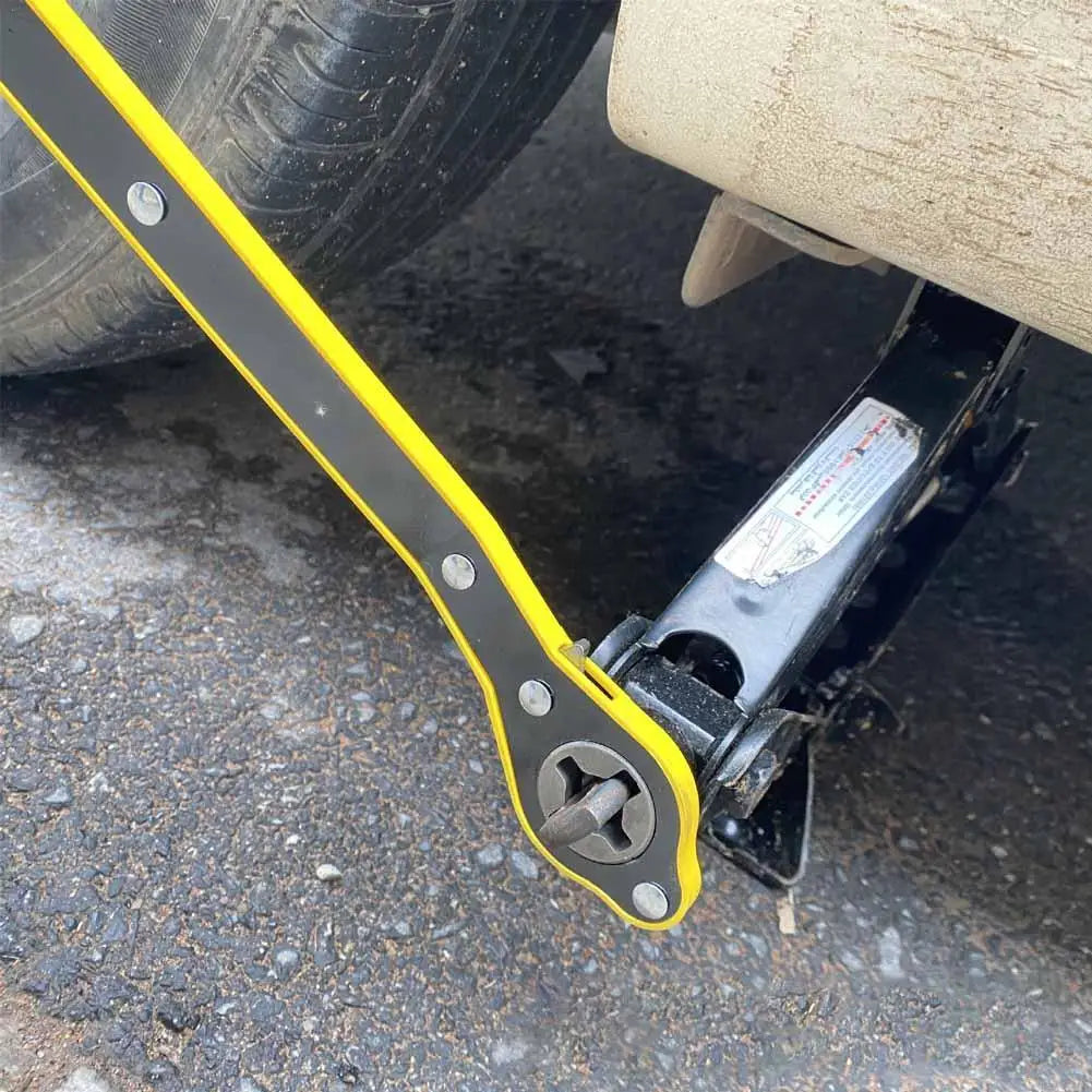 Labor-Saving Car Jack Wrench for Easy Tire Changes - Smarsty
