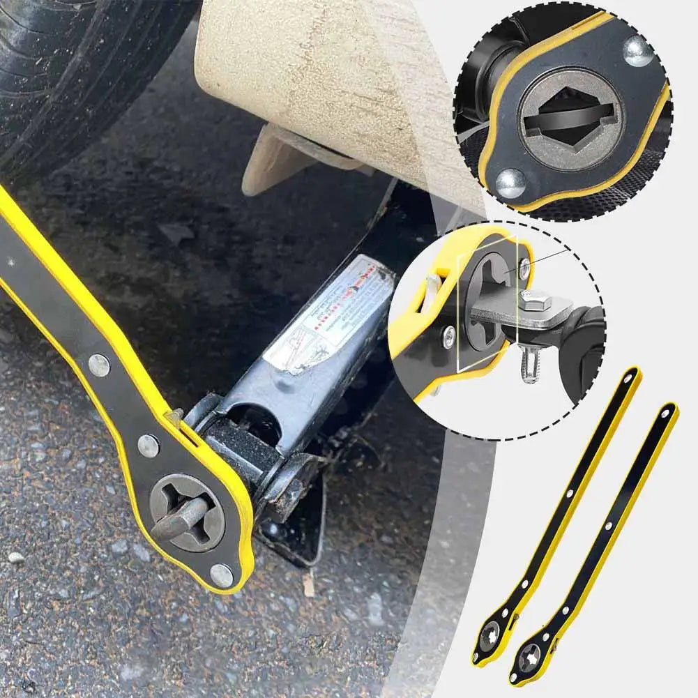 Labor-Saving Car Jack Wrench for Easy Tire Changes - Smarsty