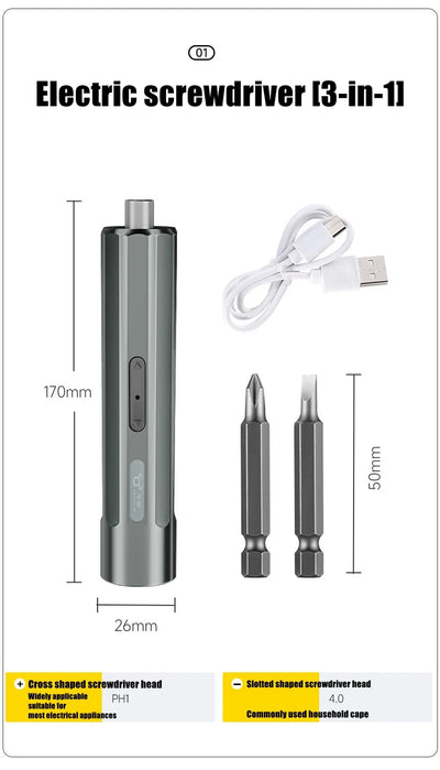 Cordless Electric Screwdriver For Easy Home Repairs - Smarsty