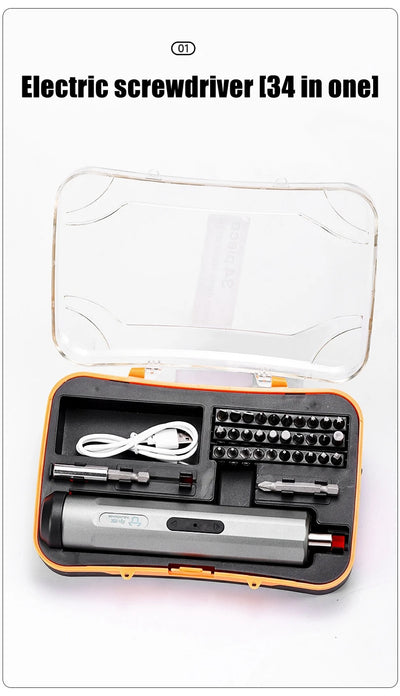 Cordless Electric Screwdriver For Easy Home Repairs - Smarsty
