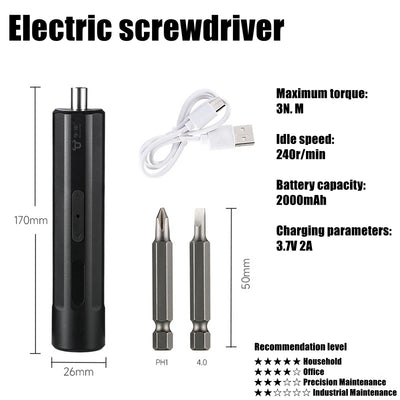 Cordless Electric Screwdriver For Easy Home Repairs - Smarsty