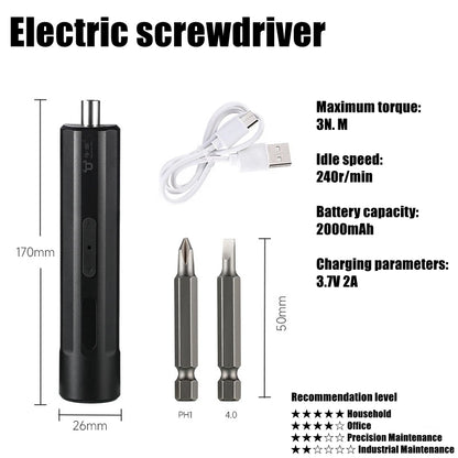 Cordless Electric Screwdriver For Easy Home Repairs - Smarsty