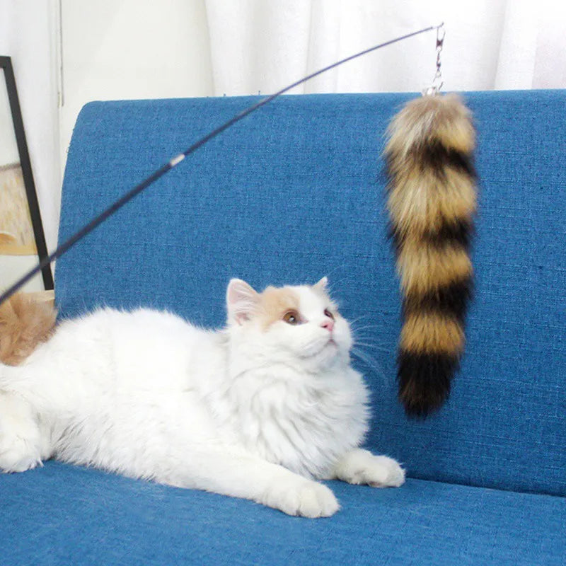 Durable Feather Cat Toy with Funny Fox Design - Smarsty