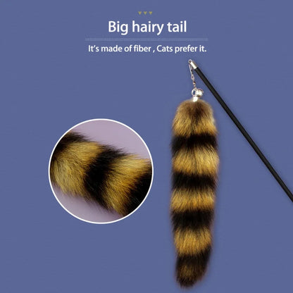 Durable Feather Cat Toy with Funny Fox Design - Smarsty