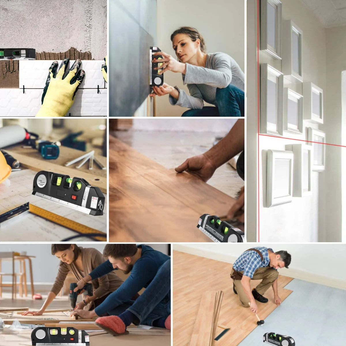 Multipurpose Laser Level Tool for Accurate Picture Hanging - Smarsty