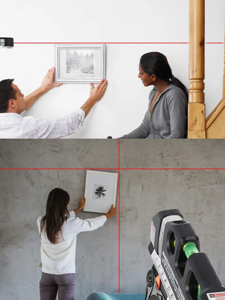Multipurpose Laser Level Tool for Accurate Picture Hanging - Smarsty